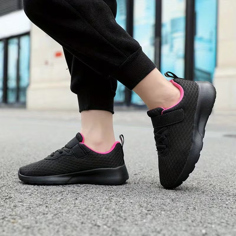 Girls Casual Athletic Mesh Running Shoes With EVA Sole