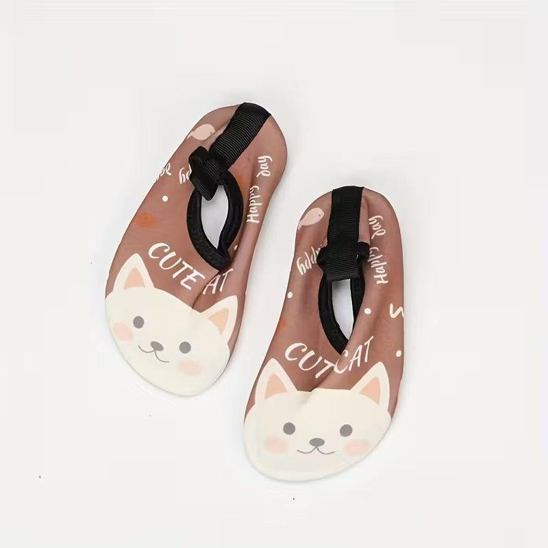 Kids Non Slip Cartoon Water Shoes For Beach Activities