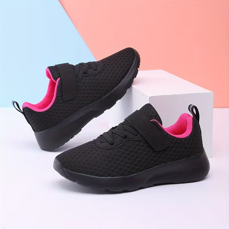 Girls Casual Athletic Mesh Running Shoes With EVA Sole