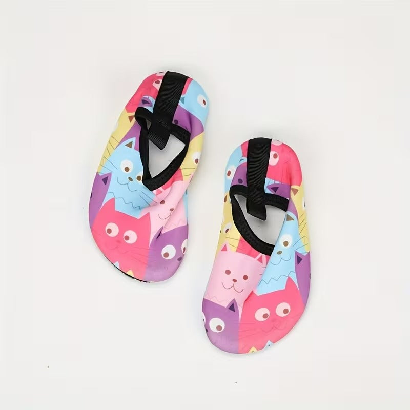 Kids Non Slip Cartoon Water Shoes For Beach Activities