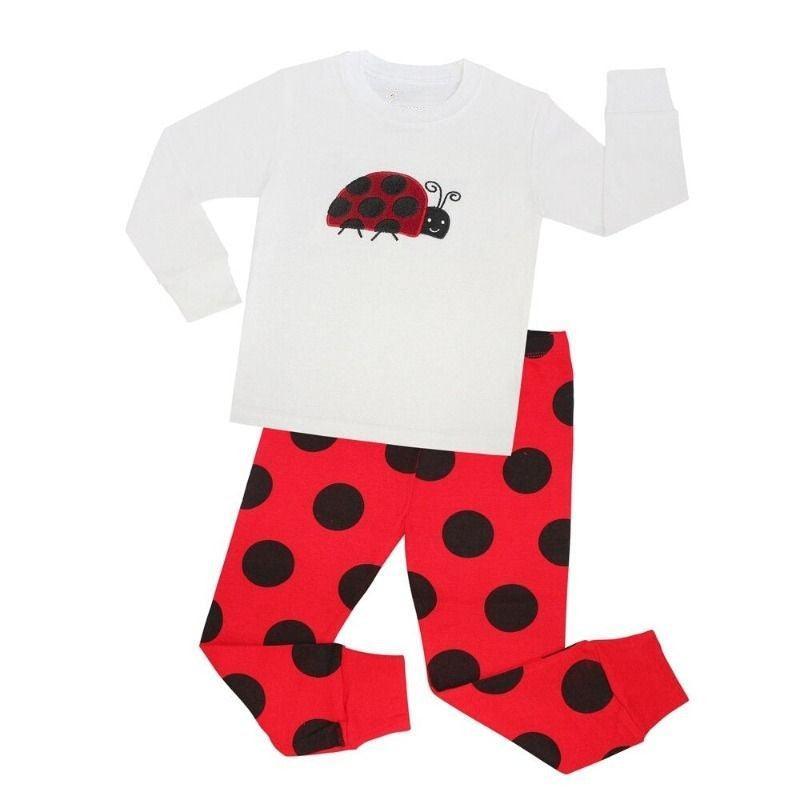 Ladybug Graphic Pajama Set