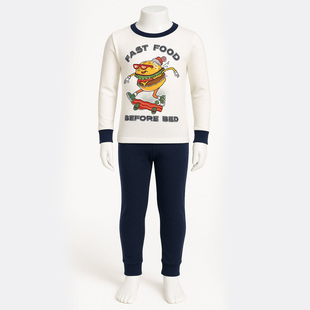 4 Piece Character And Animal Printed Pajamas Sleepwear Set