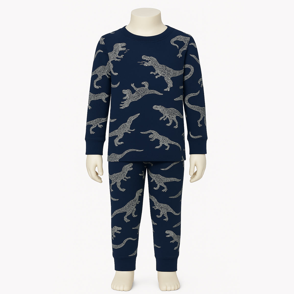 4 Piece Character And Animal Printed Pajamas Sleepwear Set