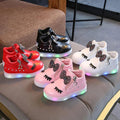 LED Zip Up Shoes Sparkle Comfort And Light In Every Step
