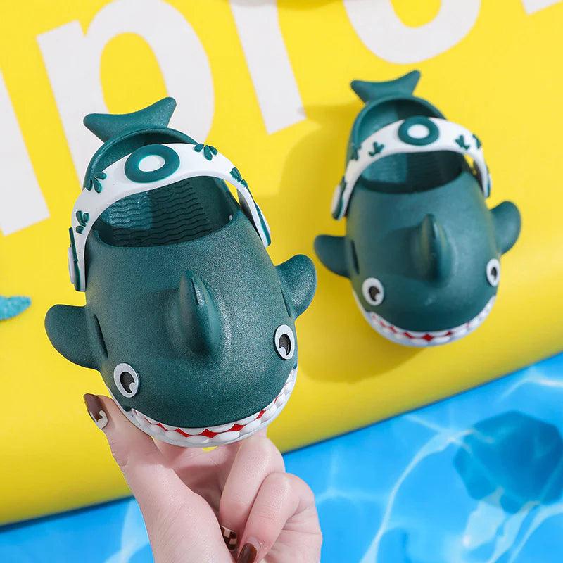 Shark Themed Kids Sandals Playful Comfort For Every Summer Adventure