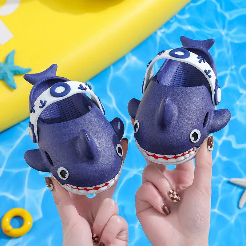 Shark Themed Kids Sandals Playful Comfort For Every Summer Adventure
