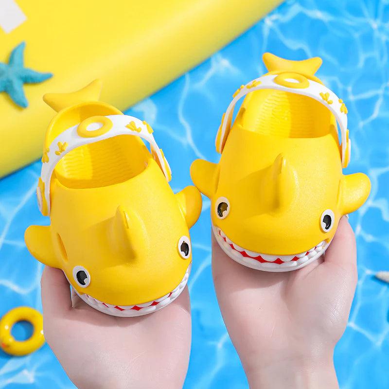 Shark Themed Kids Sandals Playful Comfort For Every Summer Adventure