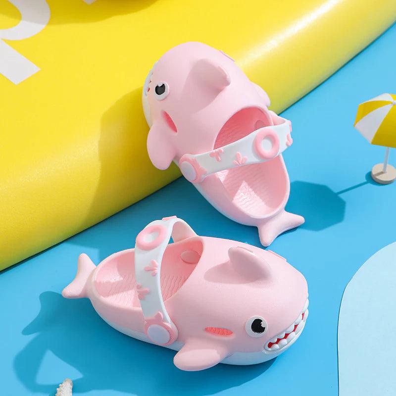 Shark Themed Kids Sandals Playful Comfort For Every Summer Adventure