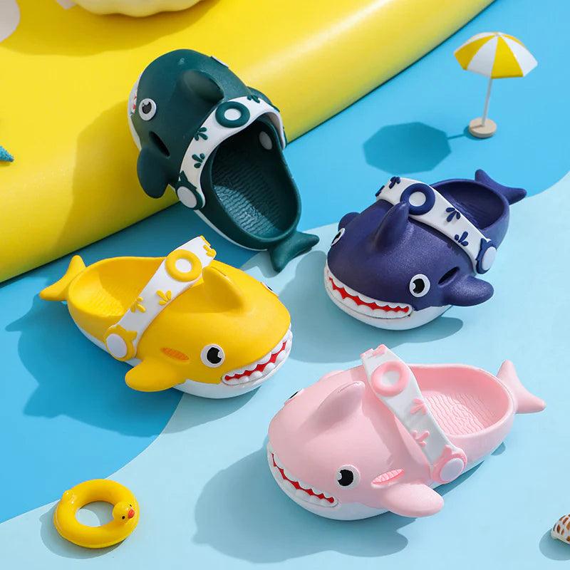 Shark Themed Kids Sandals Playful Comfort For Every Summer Adventure
