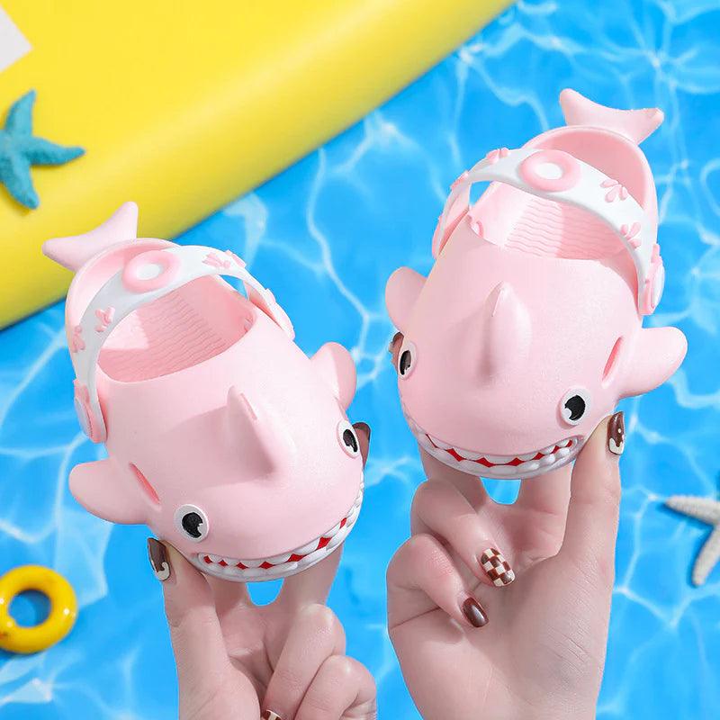 Shark Themed Kids Sandals Playful Comfort For Every Summer Adventure