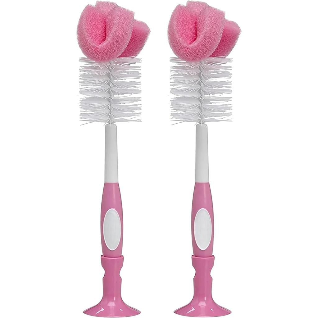 Baby Bottle Brush With Dual Surface And Stand