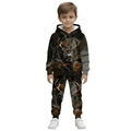 Boys Casual Hoodie And Pants Set