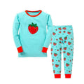 Children Strawberry Print Pajama Set