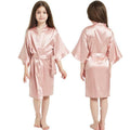 Solid Color Short Robe