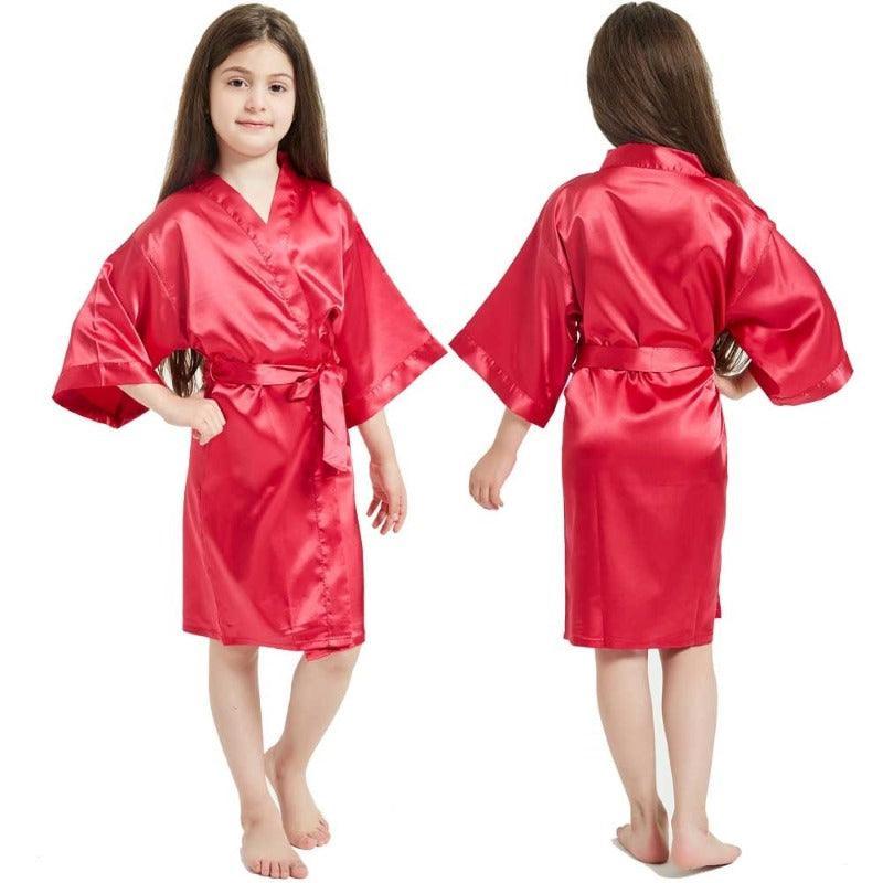 Solid Color Short Robe