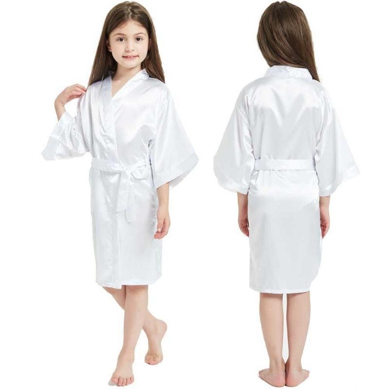 Solid Color Short Robe
