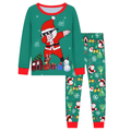 Santa Dabbing Christmas Outfit Set For Kids With Gift