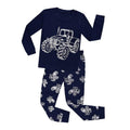 Kids Dark Tractor Pajama Set
