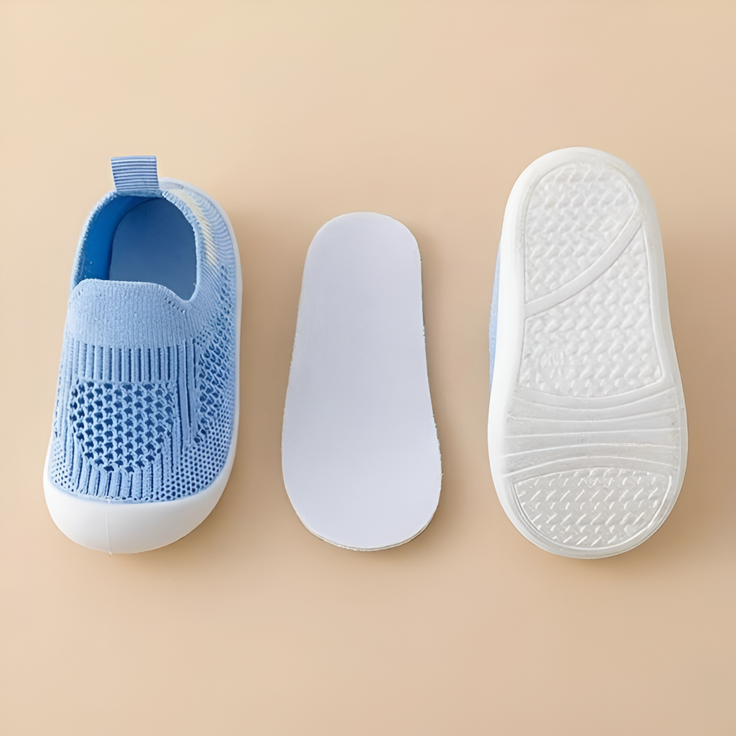 Soft Fabric Toddlers Shoes With Easy Slip On Design