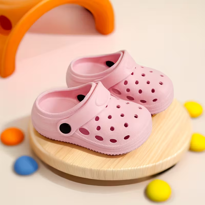 Kids Stylish Slippers With Adjustable Straps