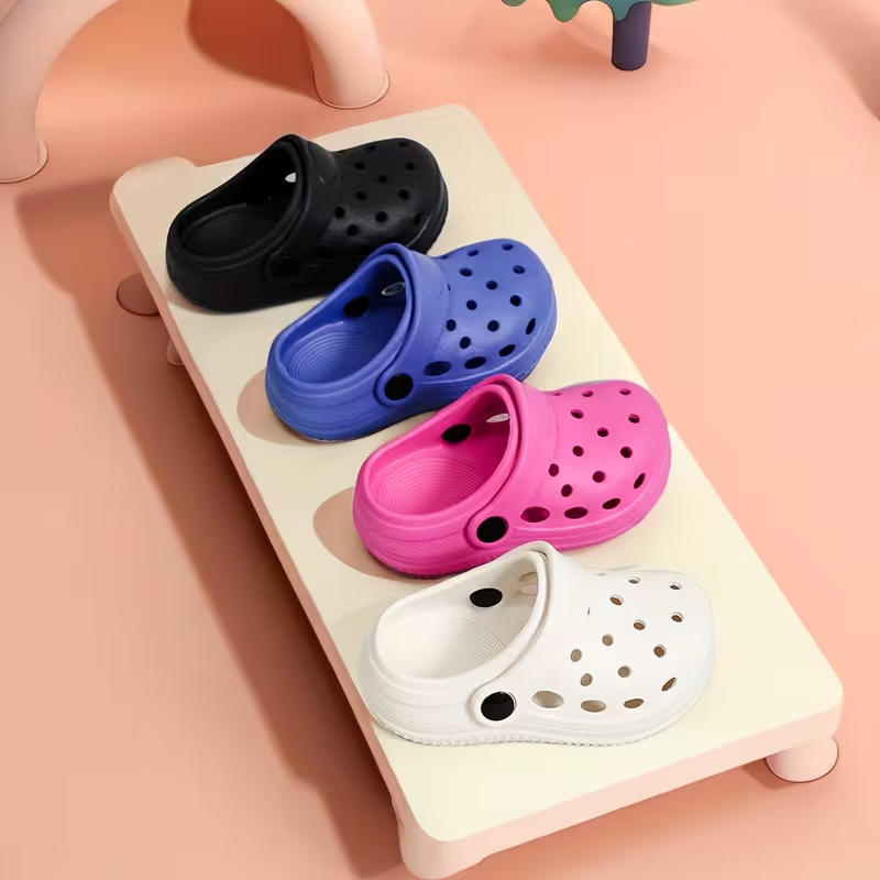 Kids Stylish Slippers With Adjustable Straps